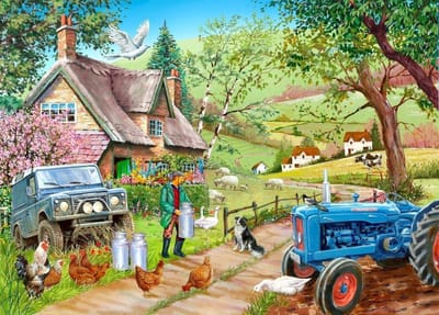 House of Puzzles legpuzzel Farm Fresh 500 stukjes rustiek landschap.