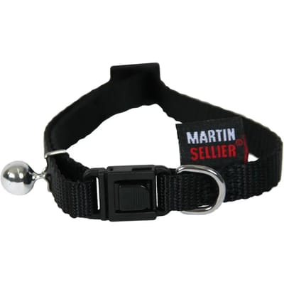 Effen nylon kattenhalsband Martin Sellier