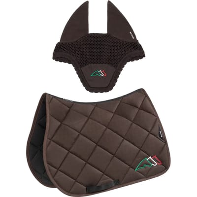 Zadelset voor paard en oorhuiver Equiline Eqtricolore