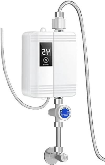 Doorstroomverwarmer - Mini Boiler - Direct Warm Water - Snelle Verwarming - 3500W - Wit