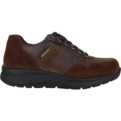 Mephisto Sano Amory - heren rollende wandelsneaker - Bruin - maat 38.5 (EU) 5.5 (UK)