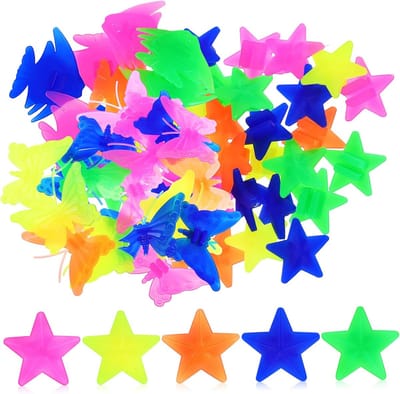 Fietsspaak Decoraties - Wiel Clips - Kinderfiets Versieren - Set van 62 stuks - 4.2 cm - Multicolor