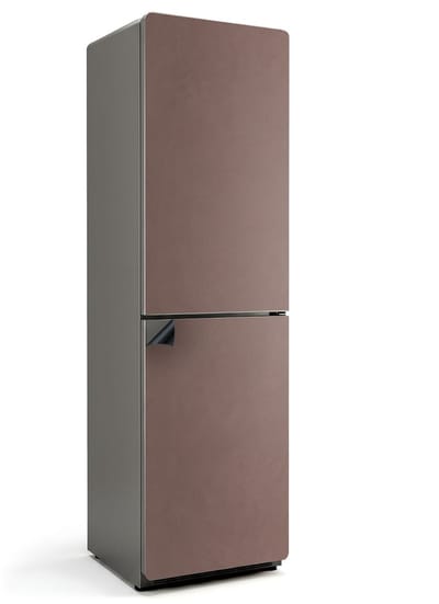 Wallfluent Magnetische Koelkastmat - Bruin Koelkast Magneet Sticker - 60 cm x 205 cm - Bruin Magnetische Koelkastmat - Magneetfolie Koelkast - Decoratieve Koelkast Cover Sticker Magneet - Verwijderbare Koelkast Decoratie