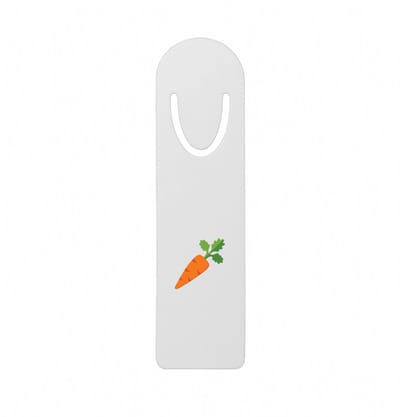 Hacebo® - Wortel metalen boekenlegger - Groente - Groente liefhebbers - peen - gezond eten Bladwijzer boekenleggers - 12.7 cm x 3.2cm