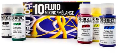 Color set Golden Fluid 10x30ml