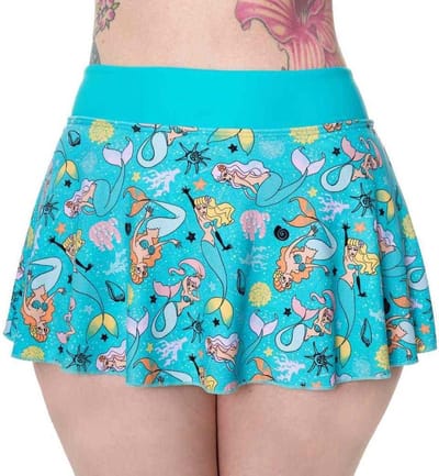 Banned - Unforgettable Bikinibroekje - Zeemeermin - XS - Multicolours/Blauw