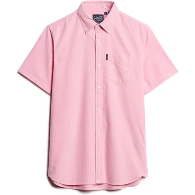 Superdry - Oxford overhemd met korte mouwen - Heren - Shirts