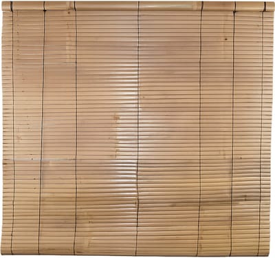 TuinChamp Rolgordijn bamboe 100 x 200 cm - Bamboe rolgordijn voor buiten en binnen - Bamboe rolgordijnen - Natuurlijk rolgordijn hout - Natuurlijke uitstraling