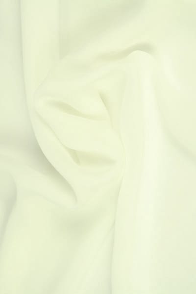 15 meter chiffon stof - Gebroken wit - 100% polyester