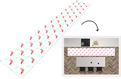 Keukenloper - Loper keuken - Flamingo - Dieren - Patronen - 300x50 cm - Keukenloper vinyl