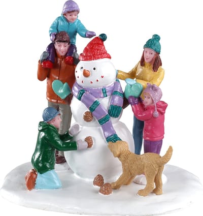 Lemax - Snowman Teamwork - Kersthuisjes & Kerstdorpen