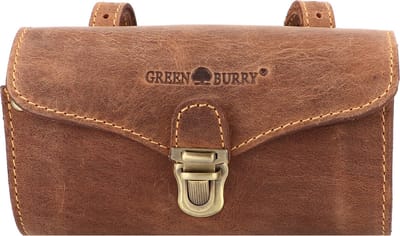 Greenburry Vintage Originele Fietstas Leer 17 cm - 1 L - brown