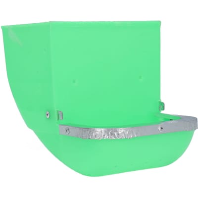 Lot de 5 distributeurs de nourriture pour petits animaux, en plastique et fer, anti-déversement, grande capacité, pour lapins de Guinée green