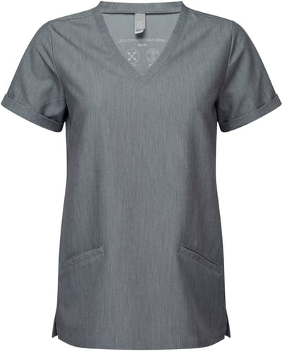 Schort/Tuniek/Werkblouse Dames XS Onna Dynamo Grey 42% Polyester, 33% , 19% Viscose, 6% Elasthan