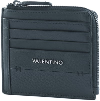VALENTINO Leren kaarthouder Estro Credit Card Case Navy donkerblauw