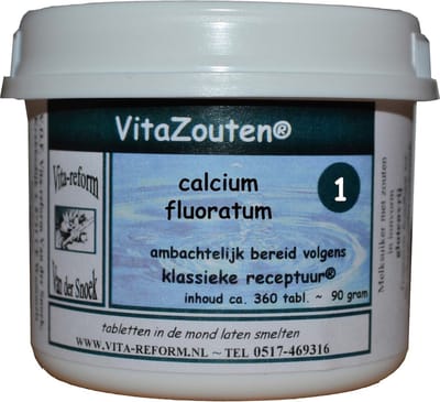 Vitazouten Calcium fluoratum Vitazout nr. 01 360 Tabletten