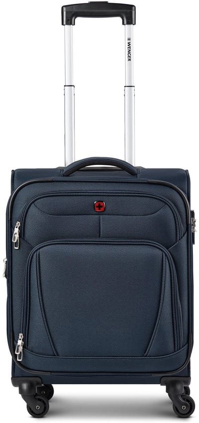 Wenger Beaumont 4 wielen Cabinewagen S 54 cm met uitbreidingsplooi - Zachte bagage - Combinatieslot - navy