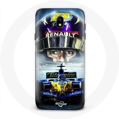 Samsung Galaxy J3 2017 hoesje Fernando Alonso Díaz Spaanse F1-coureur