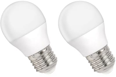 Spectrum LED Kogellamp E27 1W - 230V - 90 Lumen - 6000K Koud wit - Helder daglicht - Energiezuinig - 2 stuks