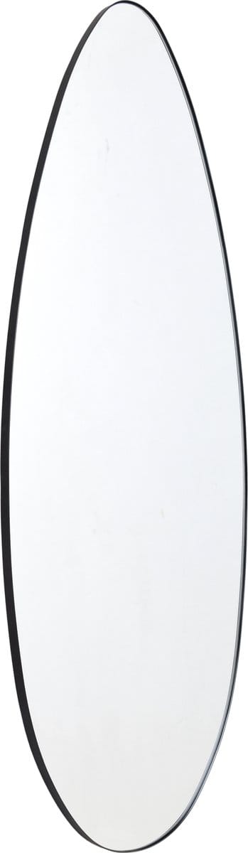 Fragix Nomad wandspiegel - Organisch - Zwart metaal - 120x45
