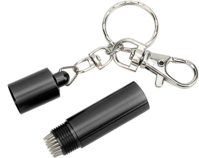 Poolkeu Tip Reparatie - Keu Accessoire - Biljart Spelen - Roestvrij Staal - 23 x 05 Inch - Zwart
