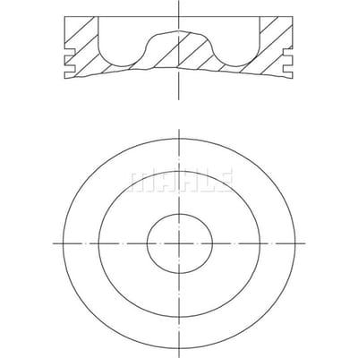 Zuiger MAHLE 061 PI 00129 000