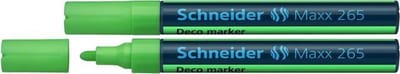 Schneider krijtmarker - Maxx 265 - groen - 2 stuks - krijtstift - S-126511-2