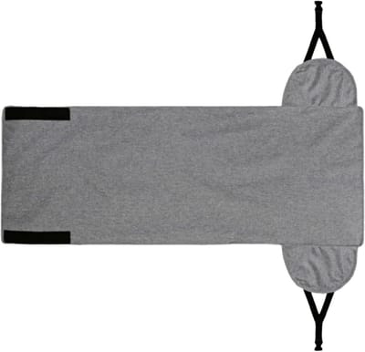 Vliegtuig Voetsteun - Reis Hangmat - Comfortabel Reizen - Verstelbare Beensteun - 100 x 45 cm - Zwart