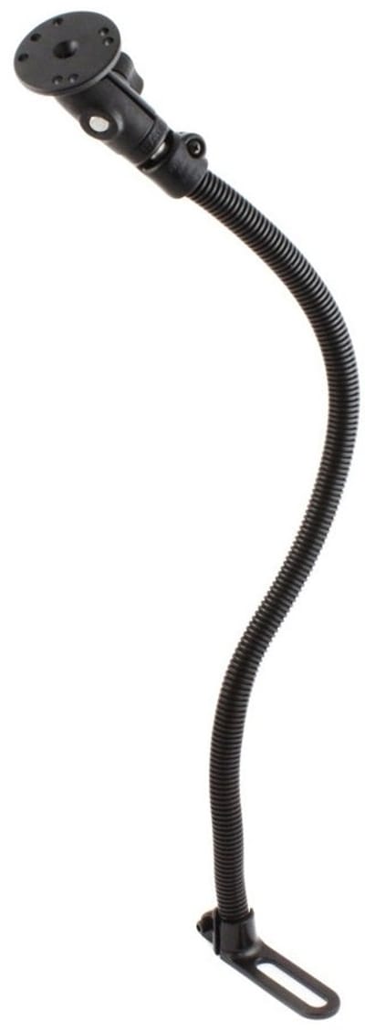 Pod™ I Voertuigmontage met 24" Aluminium Stang en Ronde Plaat - Extra hoog