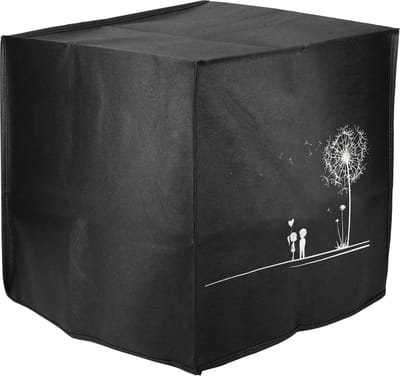 kwmobile heteluchtfriteuse beschermhoes geschikt voor Philips Essential Airfryer XL - Kunststof hoes voor friteuse - Paardenbloemen Liefde design