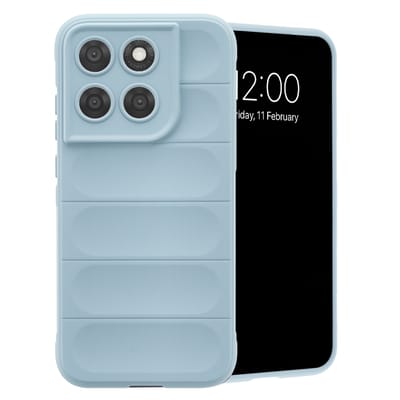 imoshion Hoesje - Geschikt voor Motorola Moto G77 - EasyGrip Backcover - Lichtblauw
