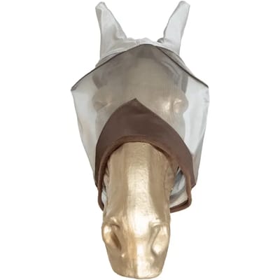 Kentucky Horsewear - Vliegenmasker - Classic met oren - Zilver - Vliegenmasker Full