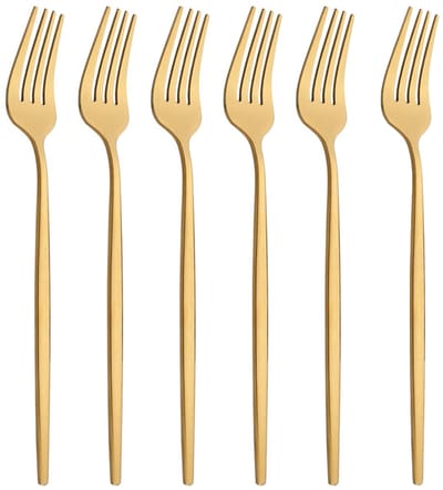 Kadirelli Dessertvork - 12 Stuks - Goud