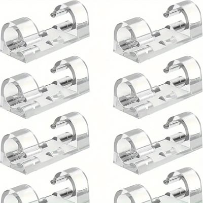 Home & Marker - Kabelklemmen Zelfklevend - Kabelclips - Kabelhouder Zelfklevend - Kabel Bevestiging - Kabelbinders - 20 Stuks - CORDCLIP