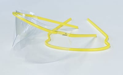 Spatbril / Veiligheidsbril / Beschermbril - 2 Stuks Licht Geel - Past ook over correctiebril