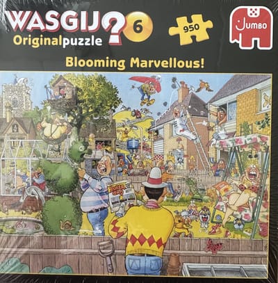 Wasgij? 6 original puzzle blooming marvellous! 950 stukjes jumbo puzzel Het groeit als kool