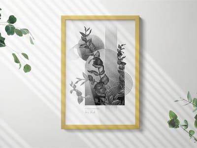 Coloray Gouden Fotolijst - Gouden Fotolijst Strak Design - 40x60 cm - Fotolijst Voor Aan De Muur - Fotolijst Goud Modern Design - Elegante Fotolijst - Fotolijst Voor Woonkamer - Design Fotolijst - Fotolijst Modern Design