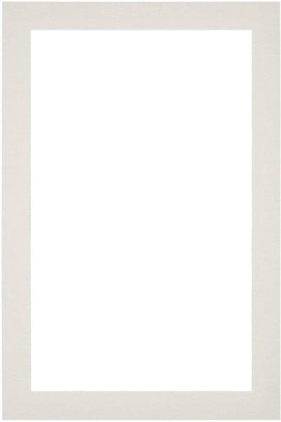 Passe-Partout Fotomaat 55x85 cm - Lijstmaat 60x90 cm - Lichtgrijs - Museumkarton - Fotolijst niet inbegrepen
