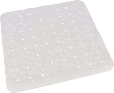 Gerimport Badmat - anti-slip - wit - douchemat - 45 x 45 cm - vierkant