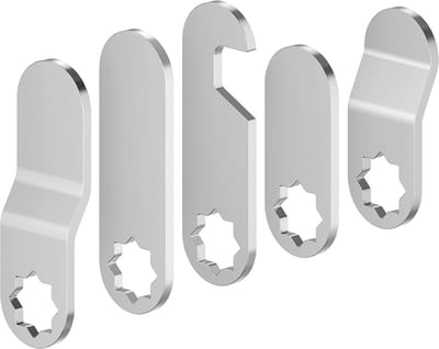 Brievenbusslot Accessoires - 5 Stuks Diverse Slotplaten
