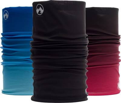 MowMow 3-pack Nekwarmer - Sjaal - Bandana - Fiets - Sport - Wintersport - Heren - Dames