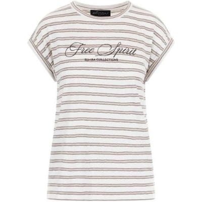 Elvira Collections Top luna striped creme