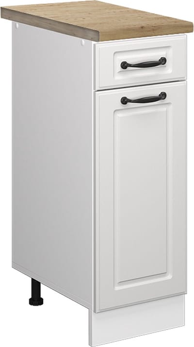 Vicco R-Line Keukenonderkast – 30 cm, WB Eik Wit Landhuis