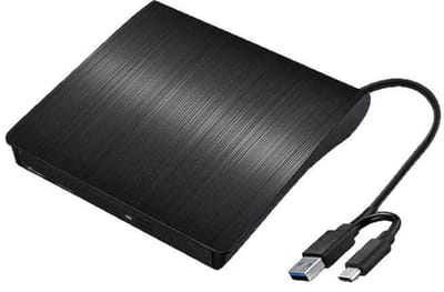 Externe kaartlezer met USB 3.0-interface, draagbaar, zwart, geschikt voor pc, laptop, Mac OS, Windows 11/10/8/7 besturingssystemen.