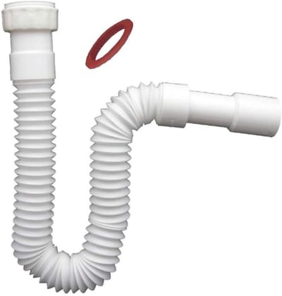 Universele afvoersifon flex 1 1/4 inch naar 32/40 mm sifon keuken gootsteen badkamer wastafel afvoer flexibele spoelbak