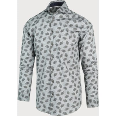 Blue Industry Groen print overhemd |