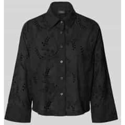 regular fit blouse met lange mouwen van puur katoen