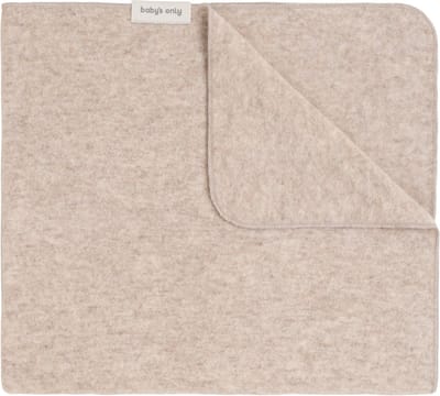 Baby's Only Newborn deken Merino Brushed Meadow - Babydeken gemaakt van 100% merinowol - Geschikt voor alle 4 de seizoenen - Ecru - 65x75 cm