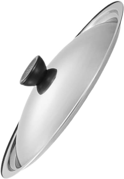 Pannendeksel Vervangend - Universeel Deksel - Koken & Stomen - Hittebestendig RVS - 20 cm diameter - Zilver