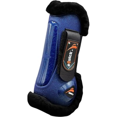 Open front laarzen voor paarden met bont eQuick eLight Sky Full Of Stars Fluffy